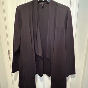 torrid Black Open-Front Draped Blazer